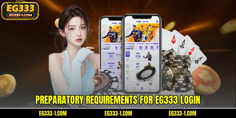 Preparatory requirements for EG333 login