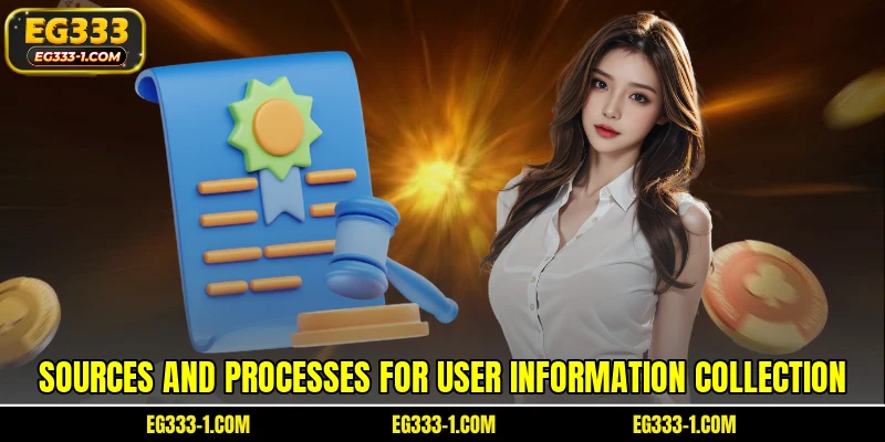 Sources and processes for user information collection