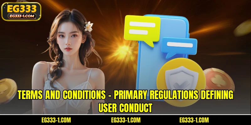 Terms and Conditions - Primary Regulations Defining User Conduct