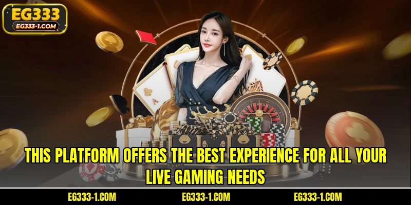 This platform offers the best experience for all your live gaming needs