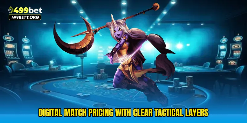 Digital match pricing with clear tactical layers