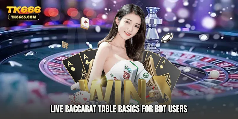 Live baccarat table basics for BDT users