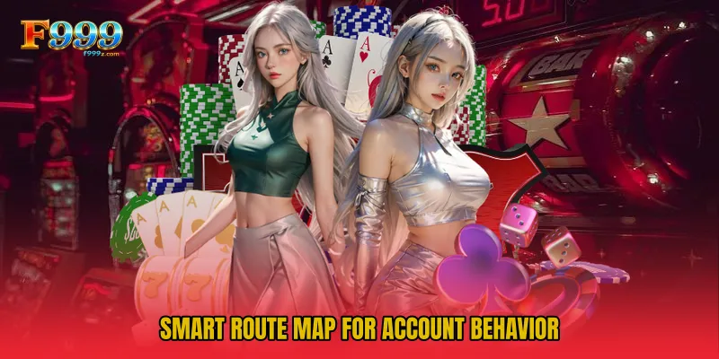 Smart route map for account behavior